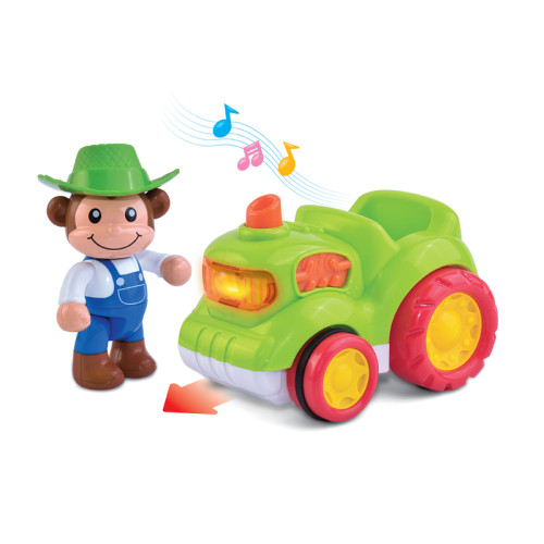 Hap-P-Kid Little Learner Musical Animal Vehicle (Fire Engine/ Roadster/ Farm Tractor)