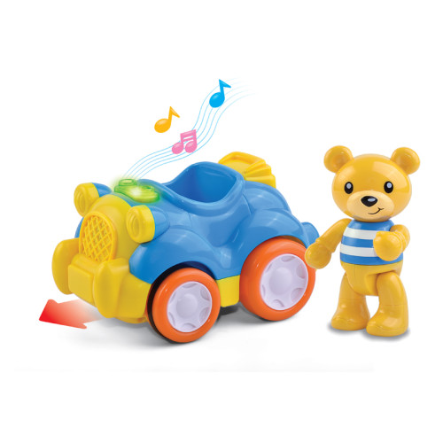 Hap-P-Kid Little Learner Musical Animal Vehicle (Fire Engine/ Roadster/ Farm Tractor)