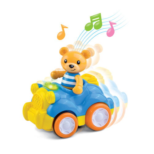 Hap-P-Kid Little Learner Musical Animal Vehicle (Fire Engine/ Roadster/ Farm Tractor)