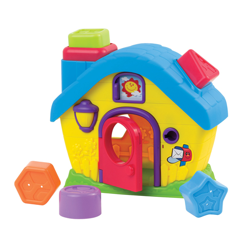Hap-P-Kid Little Learner Playhouse Shape Sorter