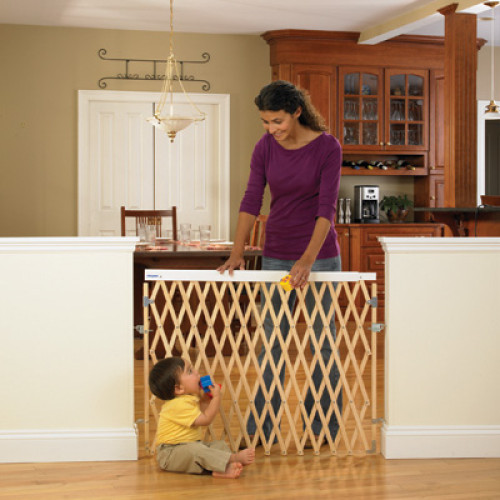 wood expandable swing gate